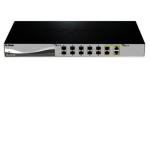 D-Link Web Smart DXS-1210-12SC - Switch - gestito - 10 x 10 Gigabit SFP+ + 2 x SFP+ 10 Gigabit combo - desktop, montabile su rack